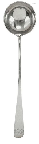 Virginia Coin Silver Ladle, John Adam