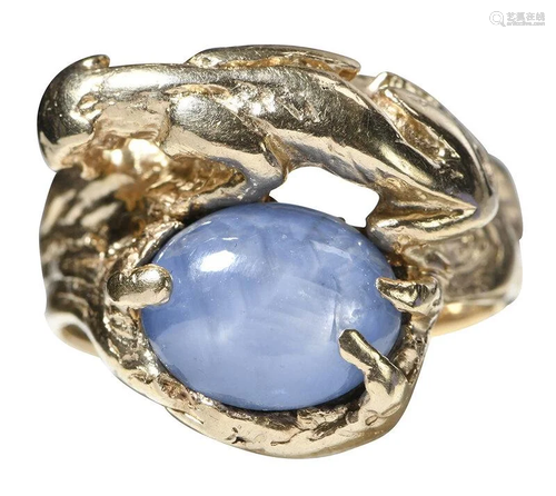 14kt. Star Sapphire Ring