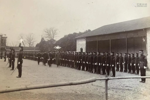 Chinese Photo of Qing Shanghai Imperial Guard of H