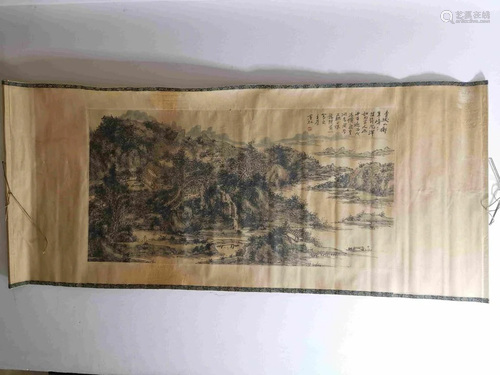 Chinese Ink Scroll