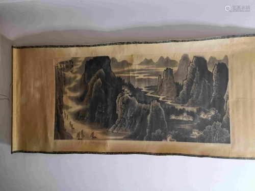 Chinese Ink Scroll