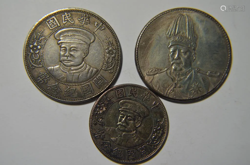 3 Chinese Old Coins