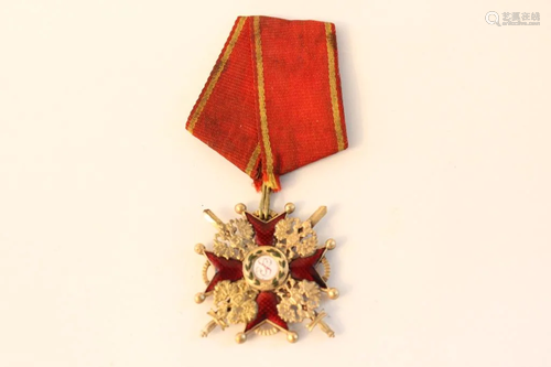 Imperial Russian Order of St. Stanislaus w Sword