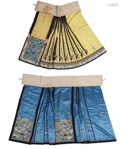 Chinese Silk Embroidery Skirt