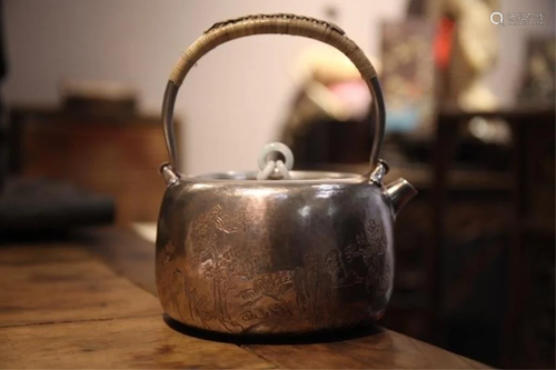 Japanese Silver Teapot