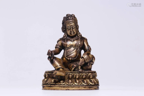 Chinese Gilt Bronze Buddha