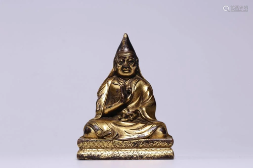 Chinese Gilt Bronze Buddha