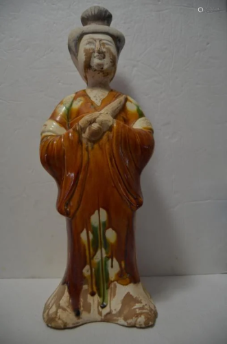 antique Chinese Tang Sancai Statue/Figurine