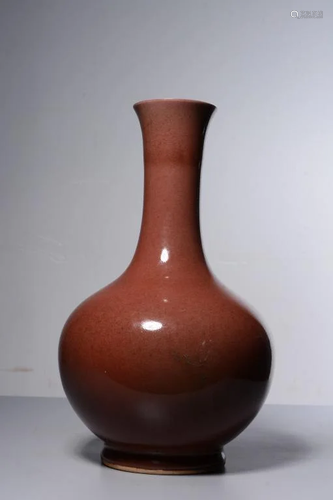 Qing Chinese Glazed Porcelain Vase,Mark