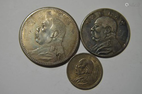 3 Chinese Old Coins