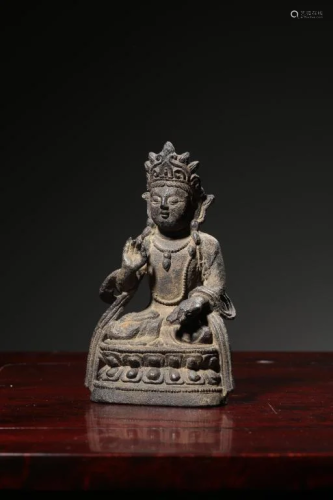 Qing Chinese Bronze Guanyin