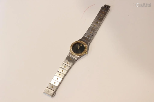 Movado Lady Diamond Watch w 14K gold