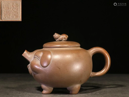 Chinese Yixing Zisha Teapot,Mark