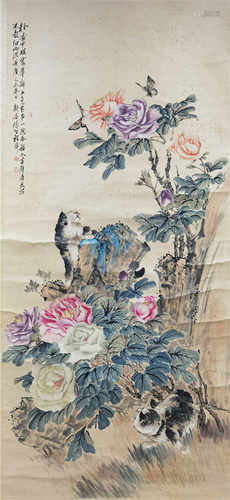 A CHINESE PAINTING SCROLL