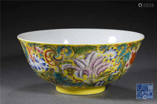 A PORCELAIN BOWL