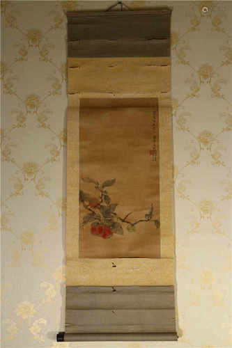 A CHINESE PAINTING SCROLL