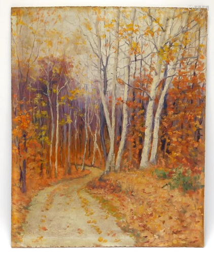 New England Impressionist Autumnal Landscape