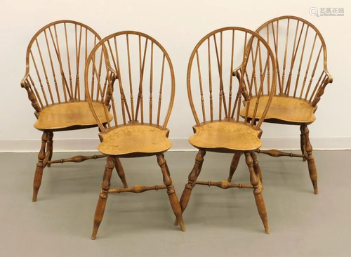 4PC Robert Barrow Windsor Chairs