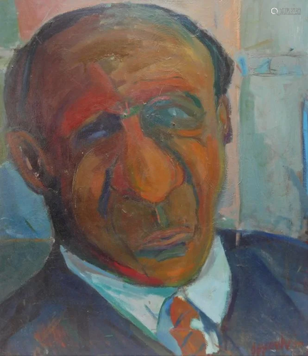 R. Oppenheim Portrait Painting