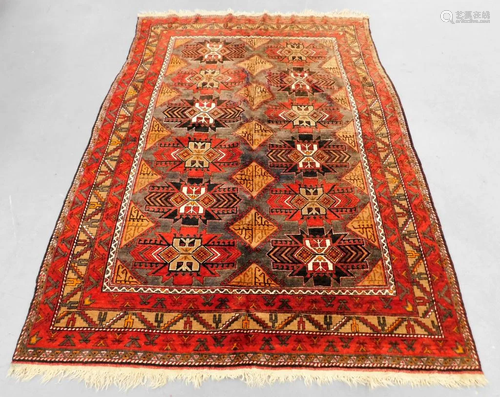 Semi Antique Caucasian Tribal Rug