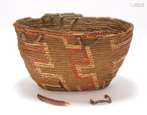 South West Native American Woven Basket