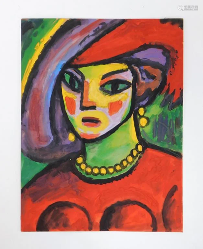 Aft. Alexei Von Jawlensky Expressionist Painting