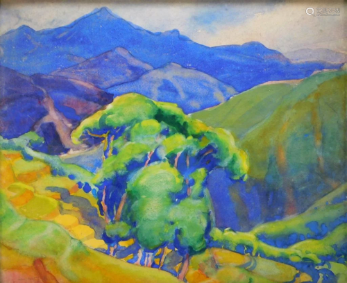 Margaret Patterson Landscape WC Painting