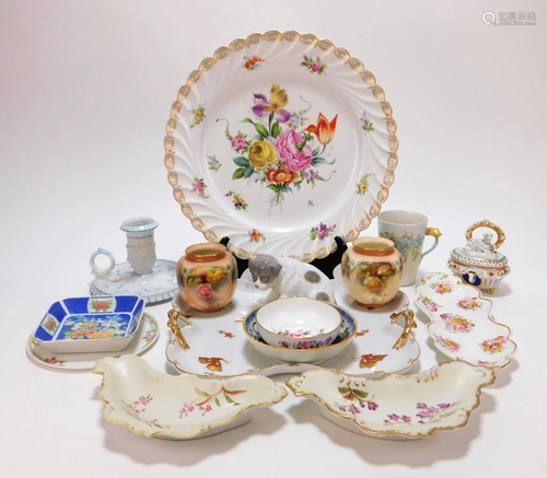 14PC Assorted Porcelain Table Articles