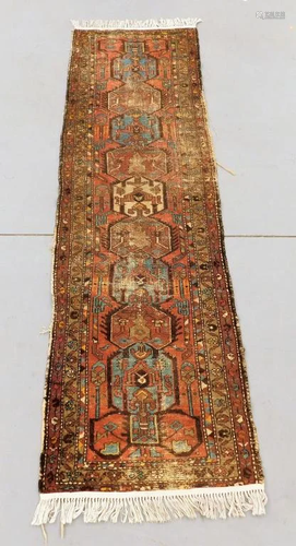 Geometric Persian Hamadan Runner