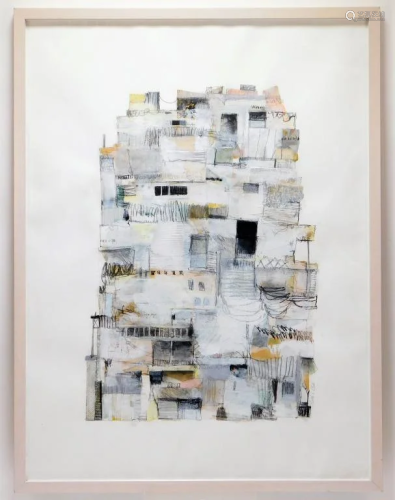 Seth S. Clark Abstract Architecture Painting