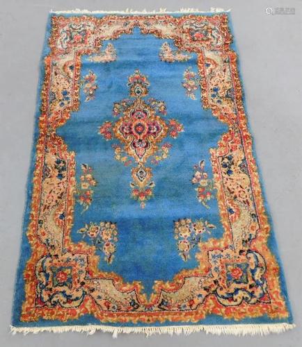 Kerman Blue Field Rug