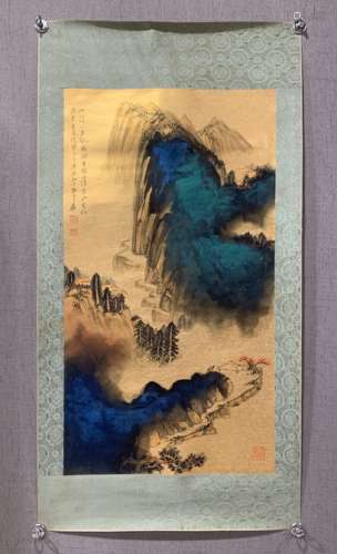 ZHANG DAQIAN SPLASHING INK LANDSCAPE, CHINA