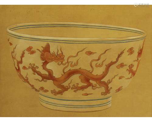 Chinese Painting of Antique Bowl