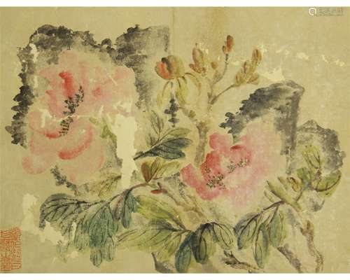 Chinese Painting of Peonies