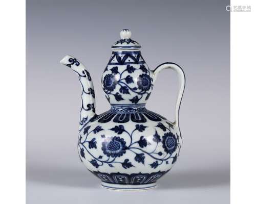 Blue and White Ewer