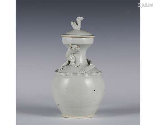 White Glazed Vase