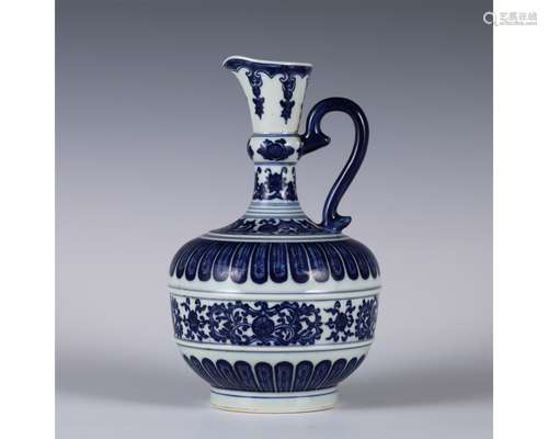 Blue and White Ewer