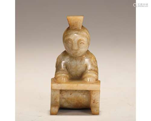 Jade Seated Figure