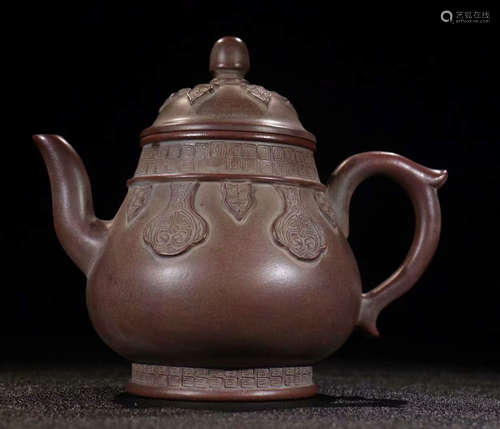 ZISHA TEAPOT WITH PATTERN