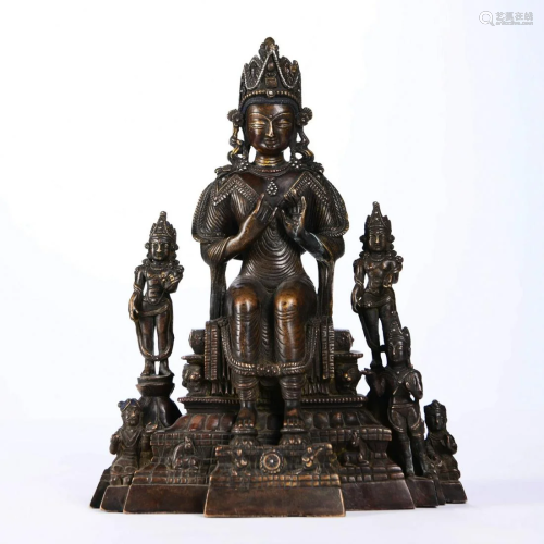 BRONZE MAITREYA STATUE