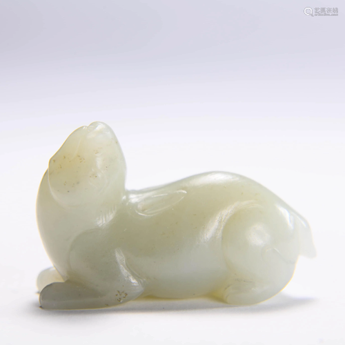 WHITE JADE BADGER