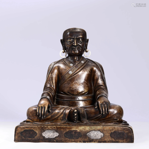 BRONZE GURU STATUE