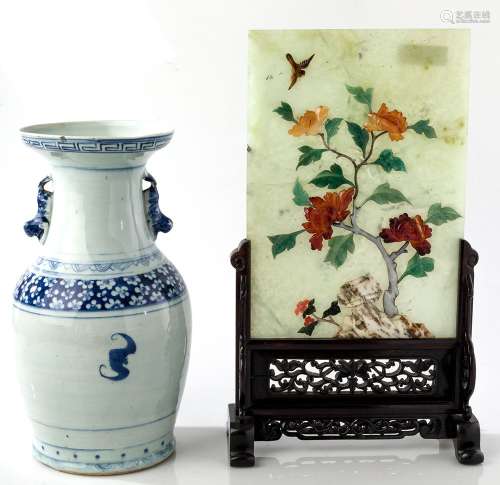 Blue Chinese vase