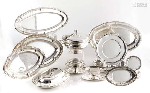 Silver service, 32 pieces