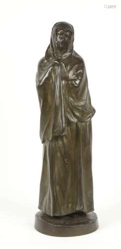 阿鲁阿德-亨利-埃米尔（1844/1929）。重要的青铜器，带有棕色铜锈，代...