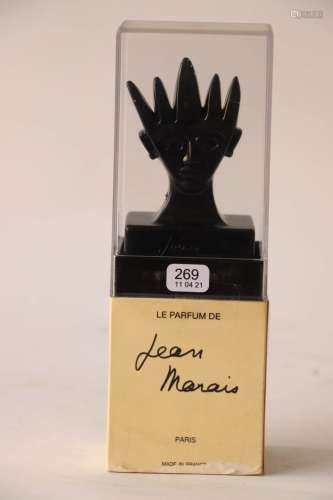 Jean MARAIS--香水黑色半身像，由Jean Cocteau设计。带着它的原装盒...