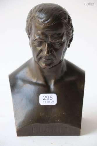 克莱辛格-奥古斯特（1814/1883）。青铜半身像，带有铜章铜锈，代表Jea...