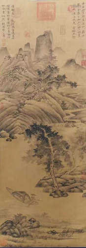 The Picture of Landscape Painted by Ni Zan