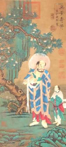 The Picture of Buddha of Infinite Longevity Painted by Song ...