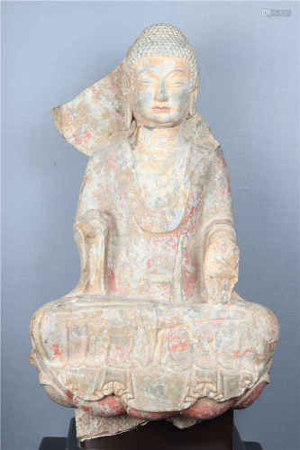 The Statue of the Bluestone Buddha